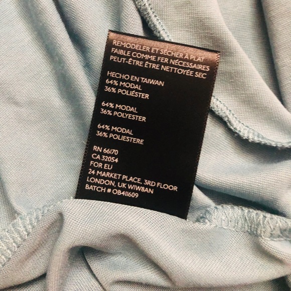 UO Silence and Noise light teal green mini skirt - Picture 7 of 8